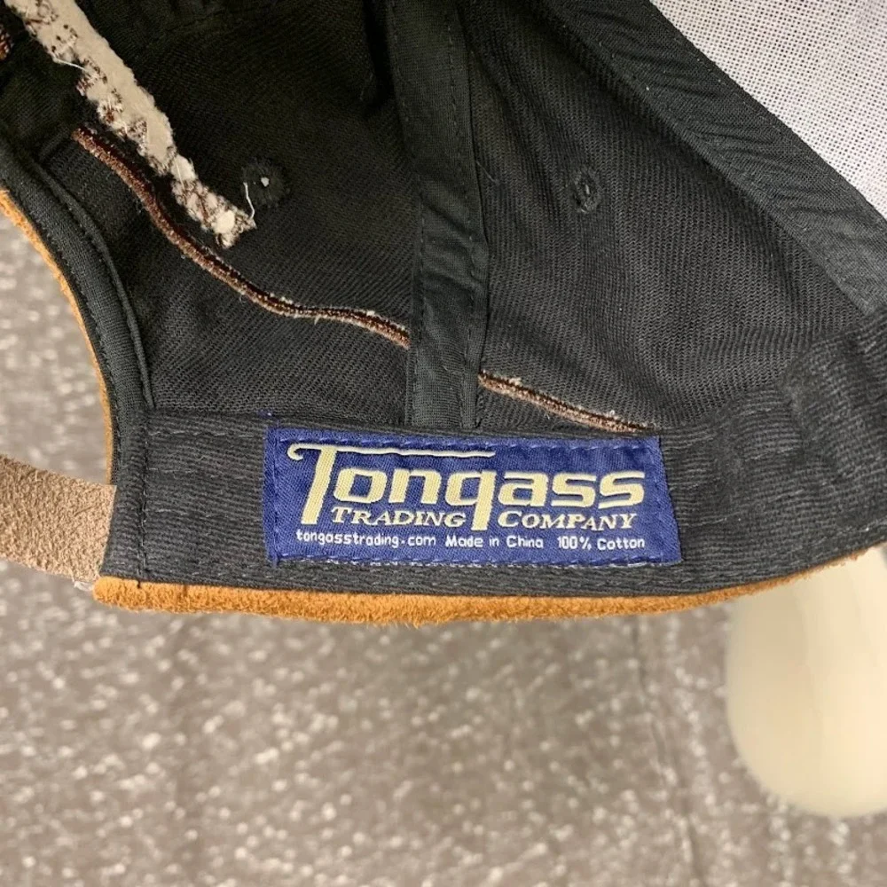Tongass Trading Company Alaska The Last‎ Frontier Cap Strapback Black Brown Hat